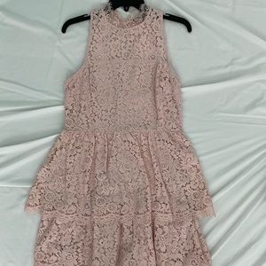 Pink Lace Dress